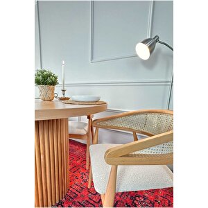 Perla Ahsap Masa Sandalye Takımı 100x100 Ölçüsünde
