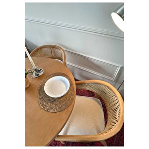 Perla Ahsap Masa Sandalye Takımı 100x100 Ölçüsünde