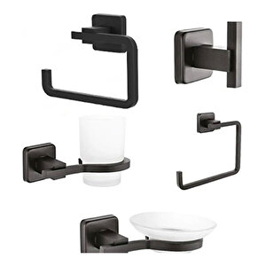 Yale Banyo Aksesuar 5 Li Set Siy