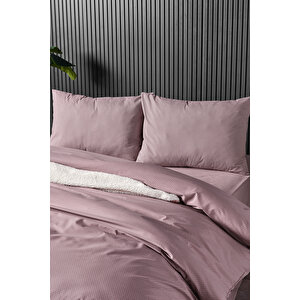 Pure Touch Nevresim Takımı Çift Kişillik Gül Kurusu