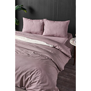 Pure Touch Nevresim Takımı Çift Kişillik Gül Kurusu
