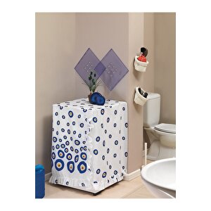 Banyo Perdesi 1x100x200 Tek Kanat Duş Perdesi Halka Hediyeli Ve Çamaşır Makina Örtüsü 3795