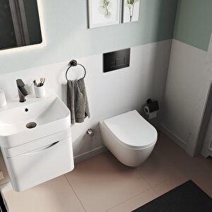 Aqua Bagno Moon Yavaş Kapanan Klozet Kapağı - Duroplast