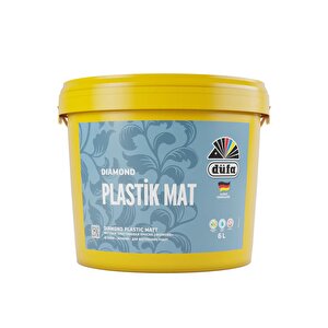 Diamond Plastik İç Cephe Duvar Boyası Mat Beyaz 6 L 6 litre