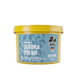 Diamond Silikonlu İpek Mat İç Cephe Duvar Boyası Beyaz 2.5 L 2,5 litre