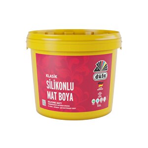 Klasik Silikonlu Mat İç Cephe Duvar Boyası 7550 Ferah Gri 2.50 L 7550 Ferah Gri