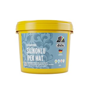 Diamond Silikonlu İpek Mat İç Cephe Duvar Boyası Beyaz 12 L 12 litre