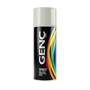 Genç Sprey Boya Düz Renkler 7035 Açık Gri 400 Ml