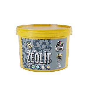Zeolit İpek Mat İç Cephe Duvar Boyası 7550 Ferah Gri 2.5 L 7550 Ferah Gri