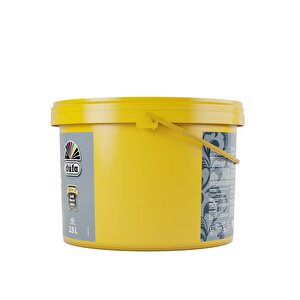 Zeolit İpek Mat İç Cephe Duvar Boyası 7550 Ferah Gri 2.5 L 7550 Ferah Gri