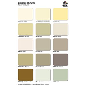 Düfa Silikonlu Düz Dış Cephe Duvar Boyası 2084 Pastel 7.5 L