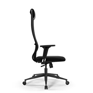 Sit 8 Ergonomik Fileli Yönetici Koltuğu / Ofis Sandalyesi - Da.d.1.243 Siyah Siyah