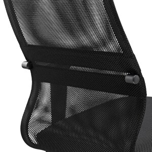 Ergolife Sit 8 Ergonomik Fileli Yönetici Koltuğu / Ofis Sandalyesi - Da.d.1.243 Siyah