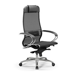 Samurai Ergonomik Fileli Ofis Koltuğu / Çalışma Sandalyesi - 5.2.1.49 Siyah Siyah