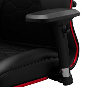 Samurai Red Ergonomik Fileli Ve Deri Oyuncu / Ofis Koltuğu - 2e2.3.7.b7 Kırmızı-siyah