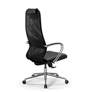 Synchrosit 8 Ergonomik Fileli Ve Deri Ofis Koltuğu - 1b9.55.1.403  Siyah Siyah