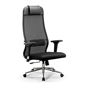Sit 10 Ergonomik Fileli Yönetici Koltuğu / Ofis Sandalyesi  - 13e.d.1.2a2 Siyah Siyah