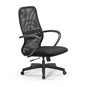 Sit 8 Ergonomik Fileli Ofis Koltuğu / Çalışma Sandalyesi - Df.57.1.222 Siyah Siyah