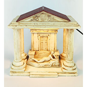 Antik Roma Reclining Naiad Dekoratif Konik Tütsülük Işıklı