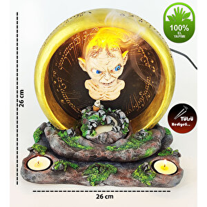 Güç Yüzüğü Gollum Geri Akış Tütsülük Ve Işıklı Mumluk
