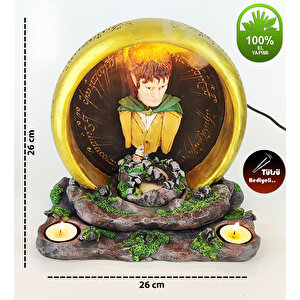 Güç Yüzüğü Frodo Geri Akış Tütsülük Ve Işıklı Mumluk