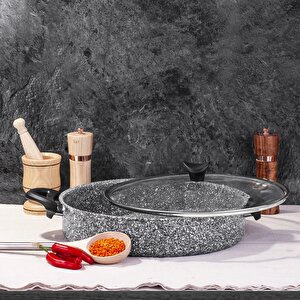 3404 Ultra Granit Basık Tencere 28cm