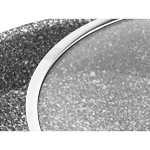 3404 Ultra Granit Basık Tencere 28cm