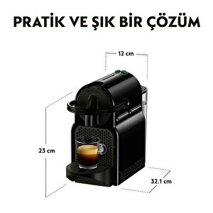 D40 Black İni̇ssi̇a  Kapsüllü Kahve Makinesi