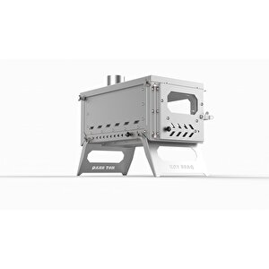 Hot Tent Inox Stove Portable Katlanabilir Kamp Sobası