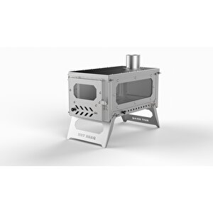 Hot Tent Inox Stove Portable Katlanabilir Kamp Sobası