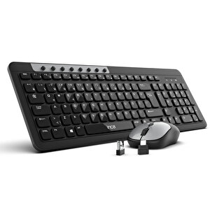 Iws-599 Kablosuz Multimedya Süper Konforlu Çift Alıcılı Usb & Type-c Klavye Mouse Set