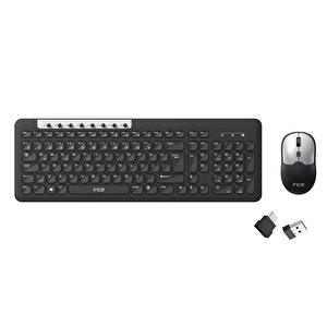 Iws-599 Kablosuz Multimedya Süper Konforlu Çift Alıcılı Usb & Type-c Klavye Mouse Set