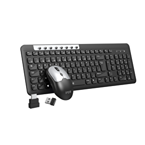 Iws-599 Kablosuz Multimedya Süper Konforlu Çift Alıcılı Usb & Type-c Klavye Mouse Set