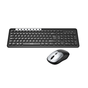 Inca Iws-599 Kablosuz Multimedya Süper Konforlu Çift Alıcılı Usb & Type-c Klavye Mouse Set