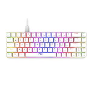 Ikg-453 Empousa 68 Keys Red Switch Full Rainbow Mechanical Keyboard