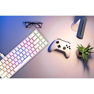 Inca Ikg-453 Empousa 68 Keys Red Switch Full Rainbow Mechanical Keyboard