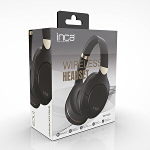 Inca Ibk-503s Kablosuz 5.3 Bluetooth Hafıza Kart Destekli Kulak Üstü Kulaklık Siyah