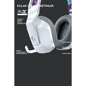 Logitech G733 Lightspeed Rgb Kablosuz 7.1 Surround Ses Oyuncu Kulaklığı - Beyaz