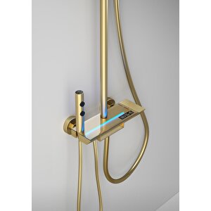 Di̇ji̇tal Mat Gold Pi̇yano Duş Seti̇
