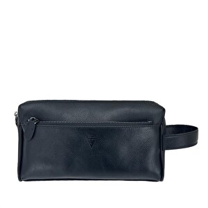 Hakiki Deri Ca250 Dopp Kit El Çantası Siyah