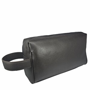 Hakiki Deri Ca252 Dopp Kit El Çantası Kahve