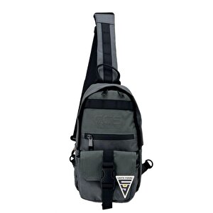 Ççs London 51606 Çapraz Sırt Ve Göğüs Çantası Gri