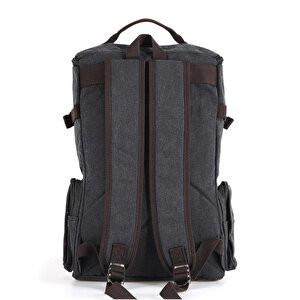 Ççs London 51564 Xl Kanvas Sırt Çantası Siyah