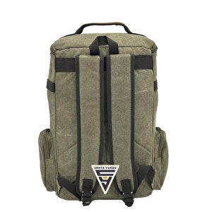 Ççs London 51564 Xl Kanvas Sırt Çantası Haki