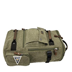 Ççs London 51564 Xl Kanvas Sırt Çantası Haki