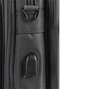 Ççs 71241 Omuz Askılı Laptop Ve Evrak Çantası Gri