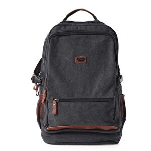 London 51573 Laptop Kanvas Sırt Çantası Siyah