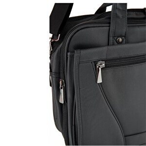 Ççs 71441 Körüklü Laptop Ve Evrak Çantası Siyah