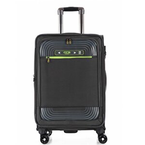 Ççs 620 Kumaş 3 Lü Valiz Set Gri
