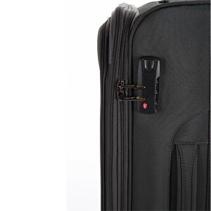 Ççs 620 Kumaş 3 Lü Valiz Set Gri